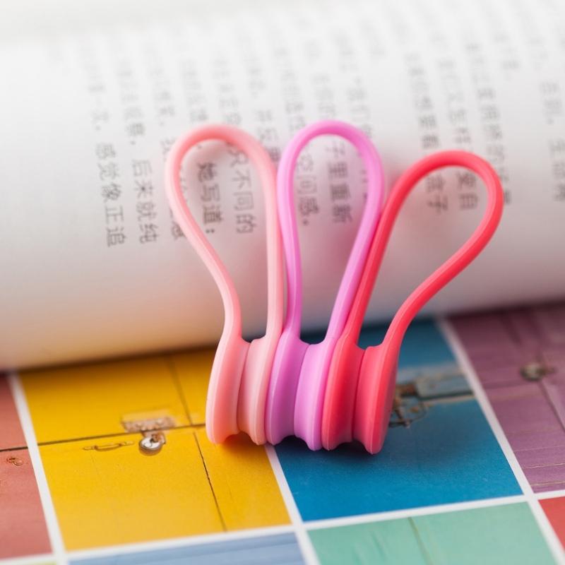 10pcs Minimalists Silicone Cord Organizers Magnetic Clip For Tidy Desk Management Suitable For Various Cable Earbuds