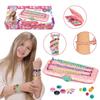 Friendship Bracelet Making Kit,Friendship Bracelet Maker Kit for Girls,DIY Braided Rope Kids Jewelry Making Kit,Bracelet DIY,Kids Travel Activity Set