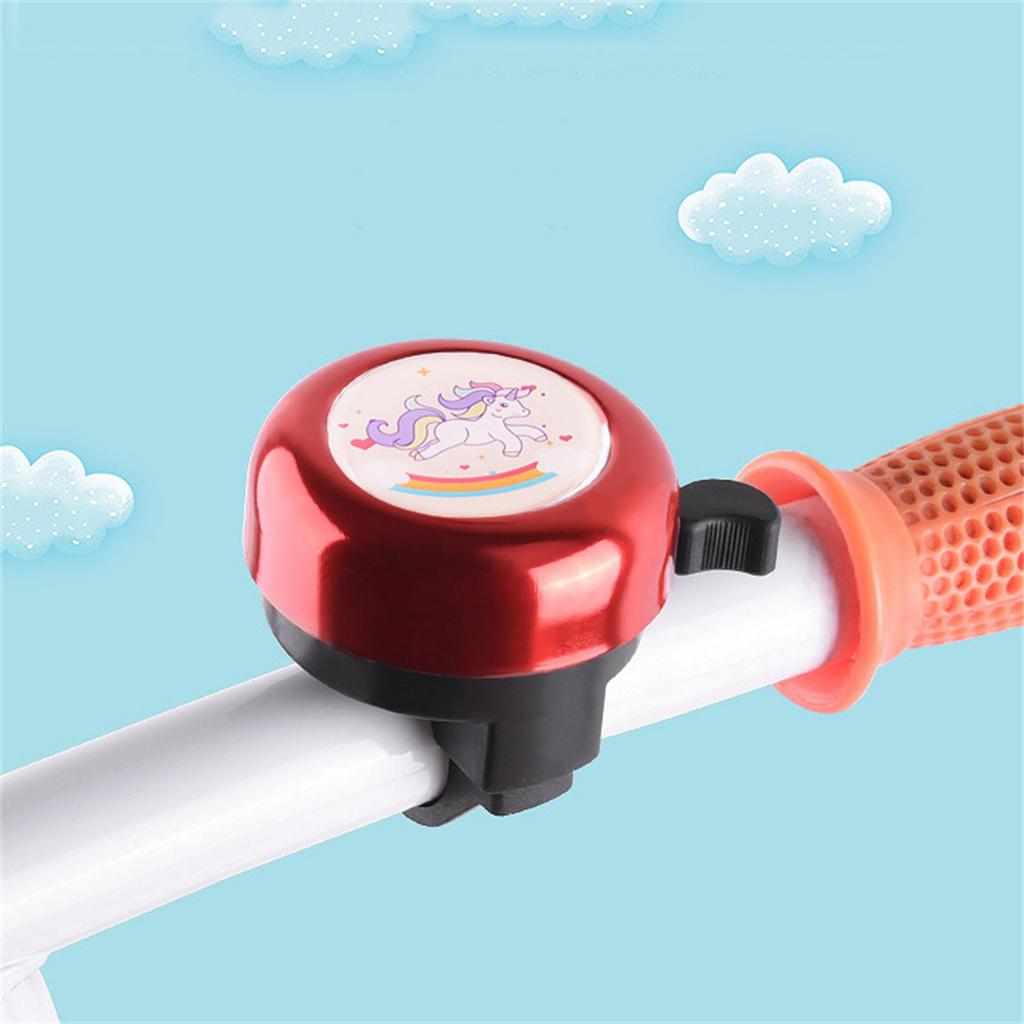 Children Bicycles Bells with Stickers Loud Sound Mountain Bike Handlebar Ring Horn Cute Bike Ring Cycling Ringing Horn