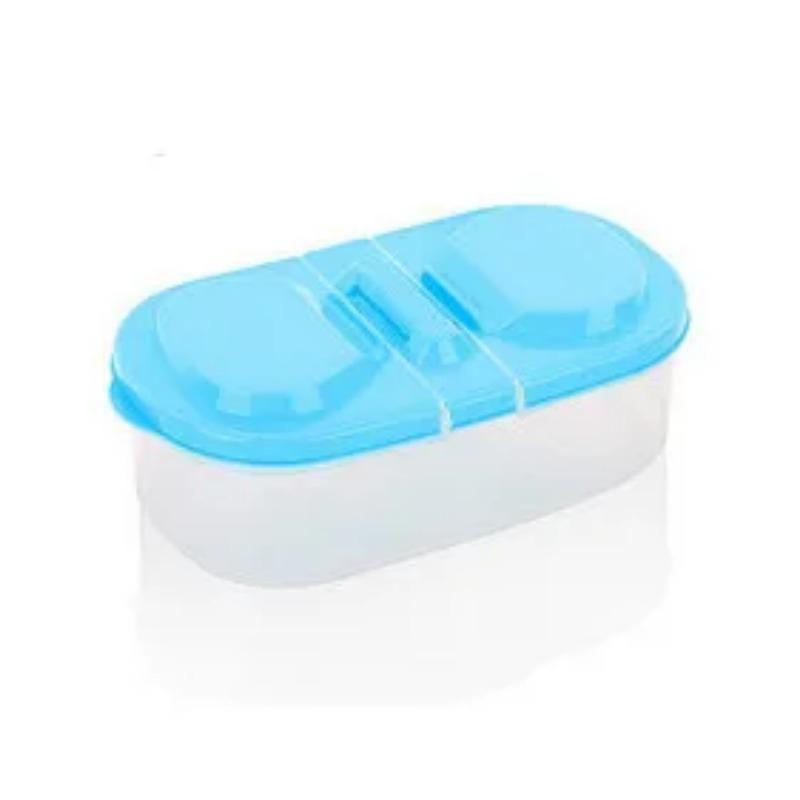 Healthy Plastic Food Container Portable Lunch Box Capacity Camping Picnic Food Fruit Container Storage Box for Kids Dinnerware