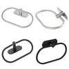 Oval Shaped Towel Ring Stainless Steel Towel Rack  Bathroom Kitchen Restroom Laundry Room