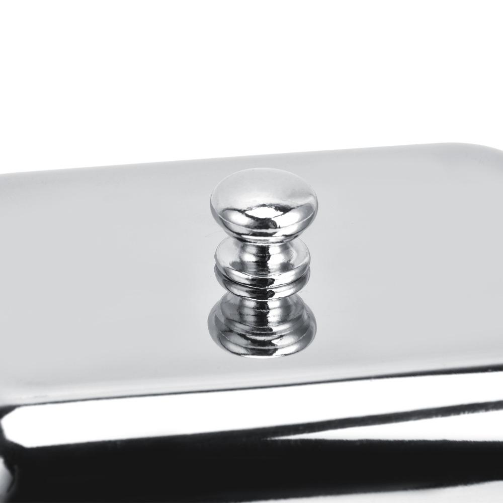 With Cover Handle Butter Dish With Lid Stainless Steel Butter Keeper Holder Home Kitchen