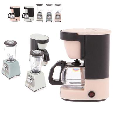 1/12 Puppenhaus Miniatur Kaffeemaschine Kaffeetassenset Mini Küchendekor Puppenhaus Ladenzubehör Rollenspielzeug