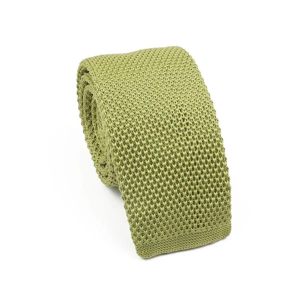 Men's, Knitted Tie, Burgundy Black, Knit Necktie, Solid Color, 6cm, Narrow Tie,