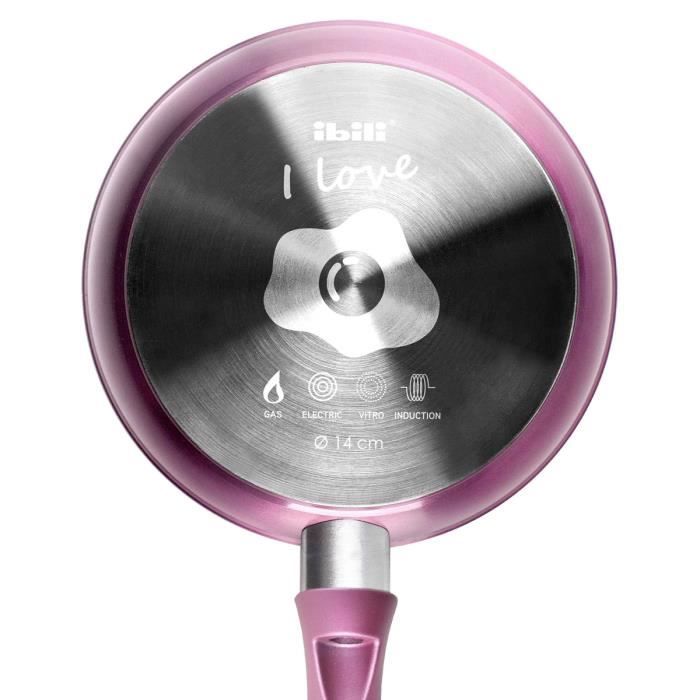 Poêle Antiadhésive - IBILI - Pitaya - 14 cm - Aluminium - Full Induction
