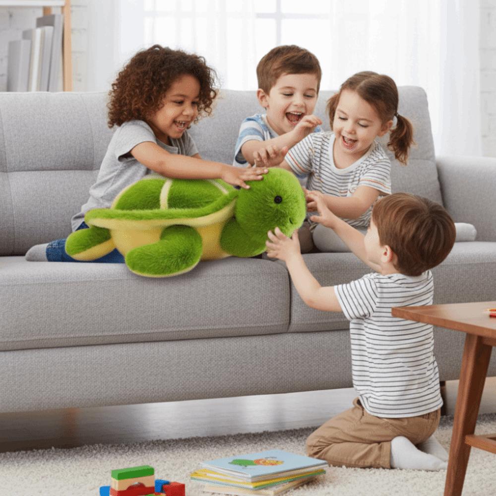 Fluffy Turtle Stuffed Doll Soft Turtle Animal Plush Doll Turtle Plush Toys Children Gift