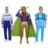 JoJo's Bizarre Adventure Steel Ball Run Jonathan Johnny Joestar Cosplay Costume Anime Game Suit Halloween Party Role Play Outfit