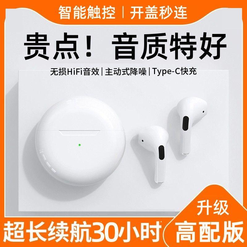 

New pro6True Wireless TWS Bluetooth Headset5.3Bluetooth Stereo Touch Control J6Wireless Headset pro6Full set of long boxe фіолетовий
