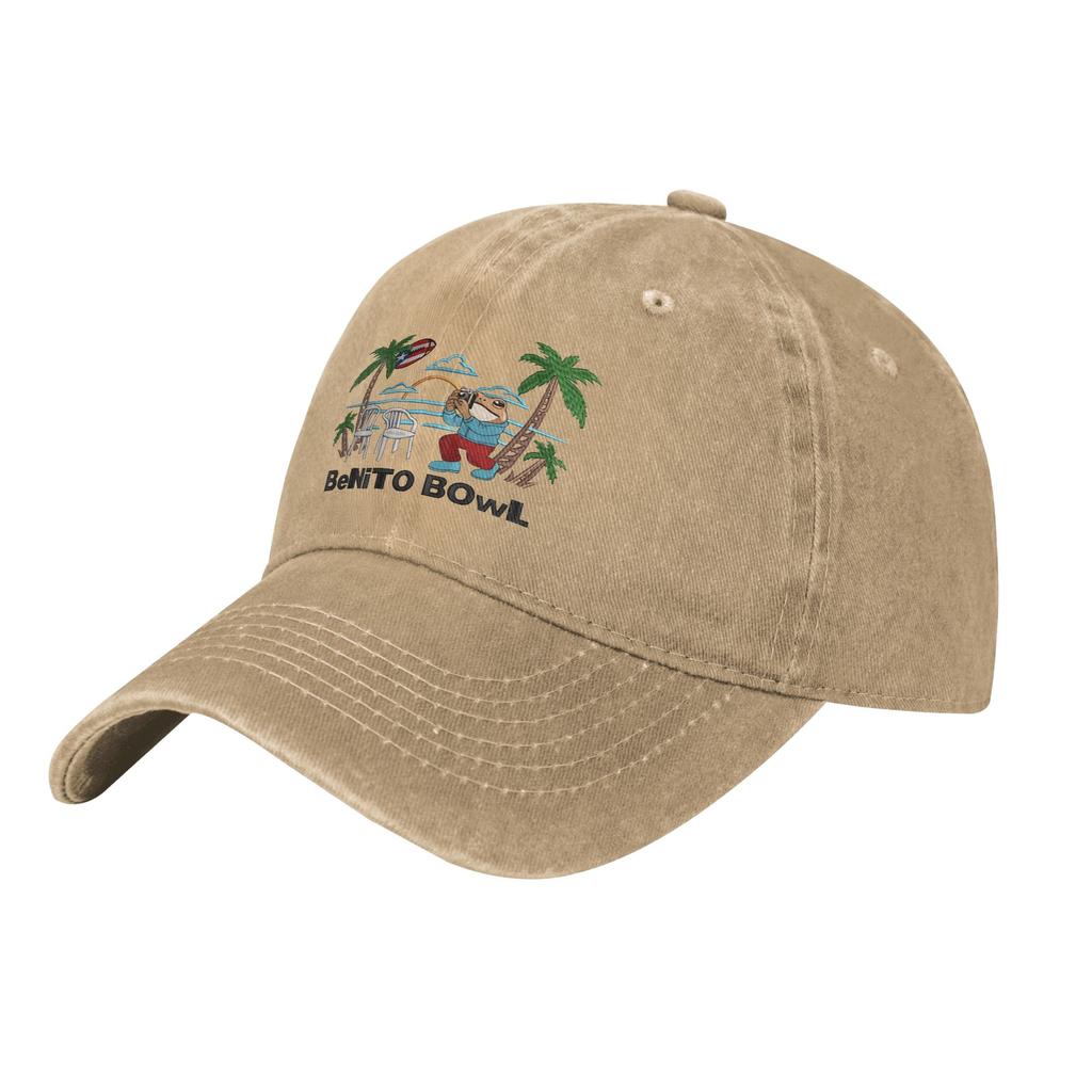 Bad Bunny Crew Necks Baseball Caps Retro Distressed Washed Headwear for Unisex Women Outdoor Activities Unstructured Soft Hats Cap