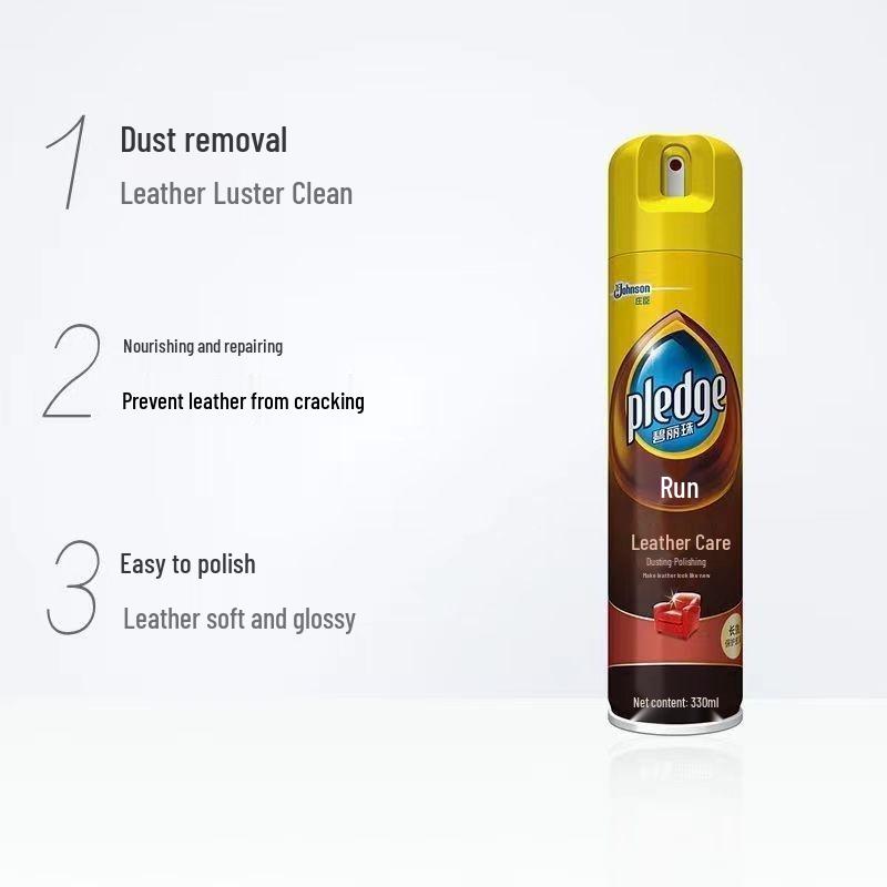 

Pledge Leather Cleaner & Polish: Sofa Stain Remover & Care Liquid, Oil-Free, Free Shipping