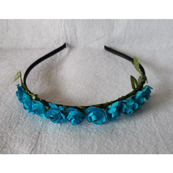 Flower Heads Boho Hair Garland Girl Beach Crown Hair Band Headband Wedding Hair Accessories Headwear for Girls Kids