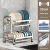 304 Stainless Steel Multi-functional Dish Drying Rack for Plates and Bowls