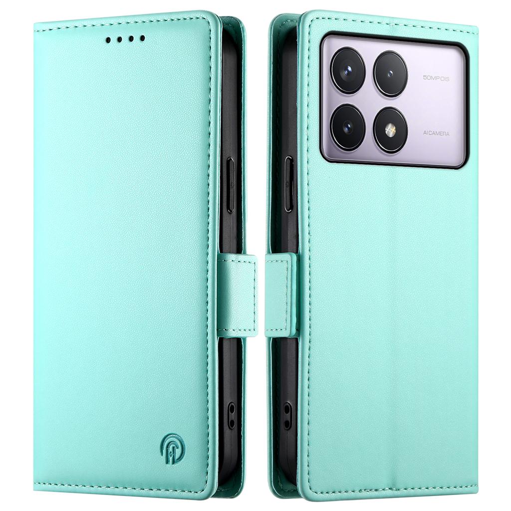 DF-010 For Xiaomi Poco F6 Pro 5G/Redmi K70 5G/K70 Pro 5G Wallet Case PU Leather Stand Phone Cover