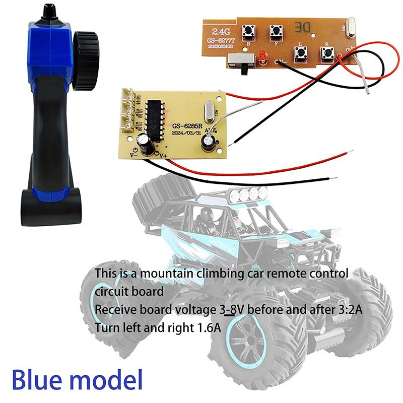 1 Set 2.4G 4Ch Remote Control Transmitter And Receiver Module Accessories Replacement For Ship Tank Boats Model Rc Hobby Car