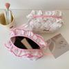 Desktop Storage Bow Stationery Bag Wash Pouch Bow Pencil Pouch Korean Style Pencil Case  Student