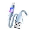120W Luminous Type-C Cable for Super Flash Charging: Compatible with Apple, Huawei, Vivo, Oppo, and Xiaomi Devices