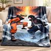 Naruto blanket Flannel Blanket Soft Cozy Plush Throw for Sofa Bed Lightweight Home Decoration Outdoor camping