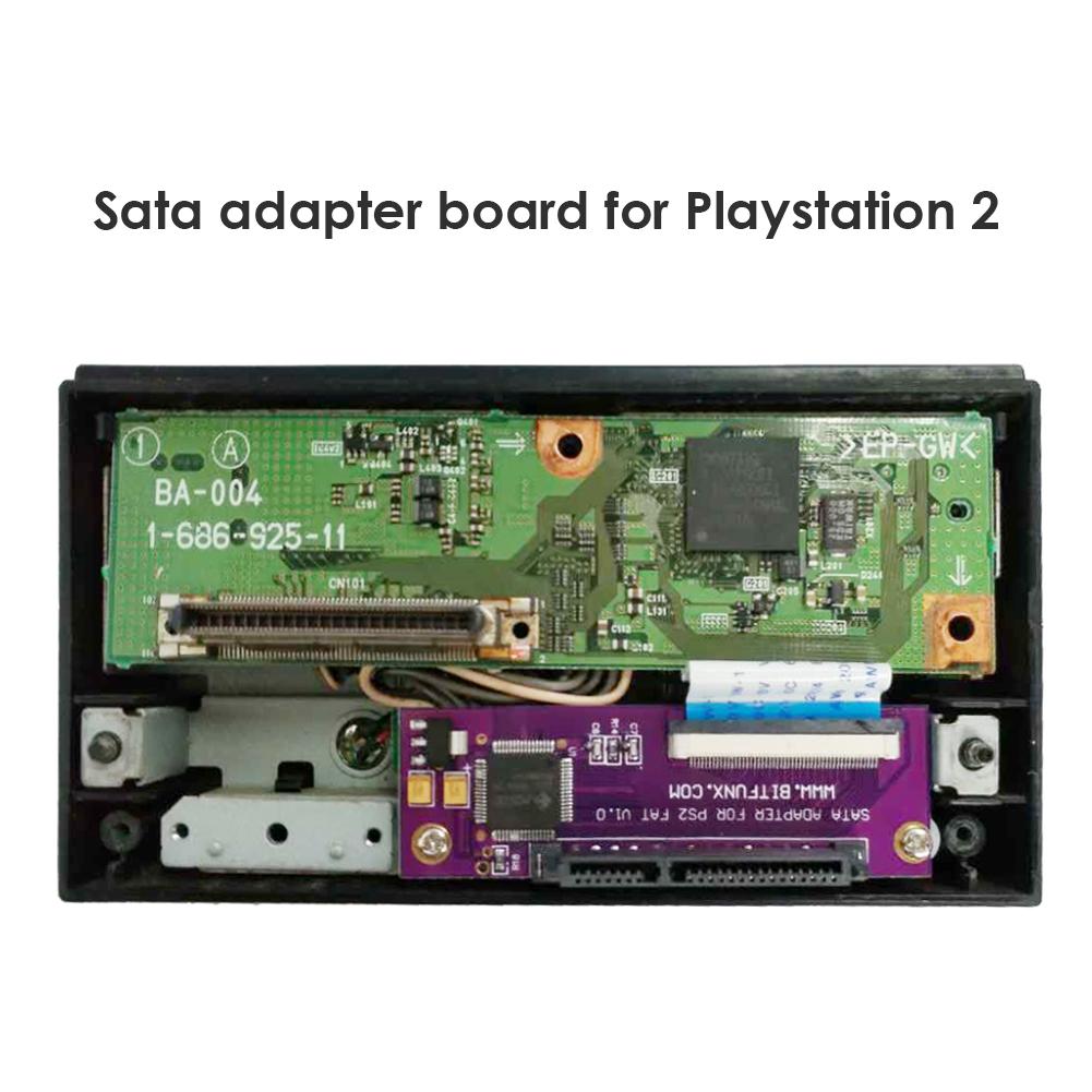 SATA-Adapter-Upgrade-Board-Zubehör IDE Original-Netzwerkadaptermodul Lila für SONY PS2