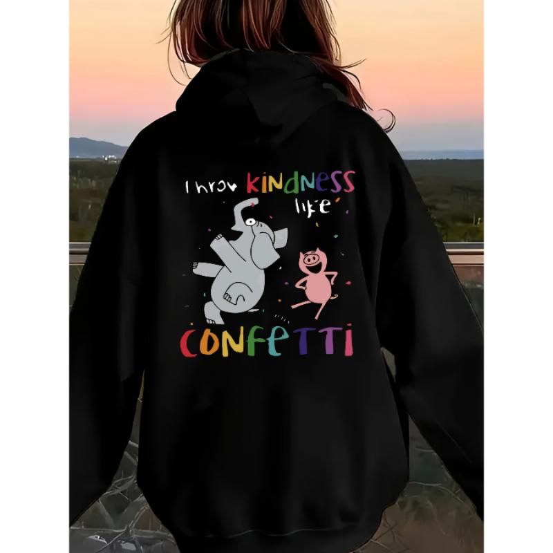 

Warm Hooded Sweatshirt Comfortable Cozy Lightweight Fall Winter Outdoor Casual Top XXL чорний