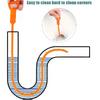 Drain Snake, Drain Clog Remover Tool, 3 Pack Cleaner Hair Remover, Sink Snake for Sewer Kitchen Sink Bathroom Tub Toilet