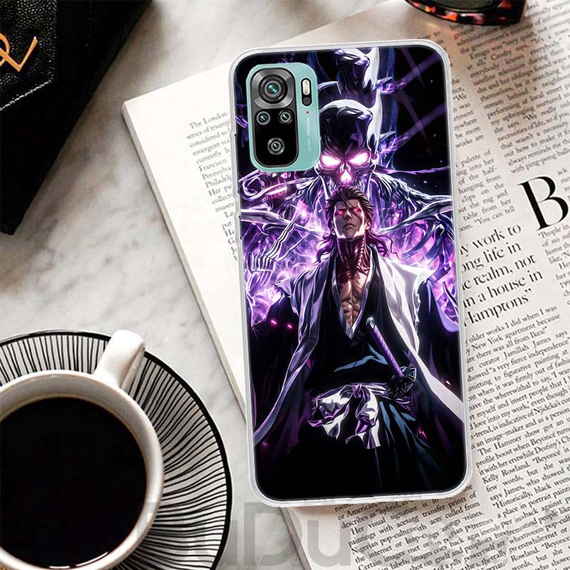 Aizen Sousuke Bleach Cover For Xiaomi Redmi Note 14 13 12S 12 11 Pro Plus Phone Case 11S 10S 10 11E 11T + 9S 9 Print Coque