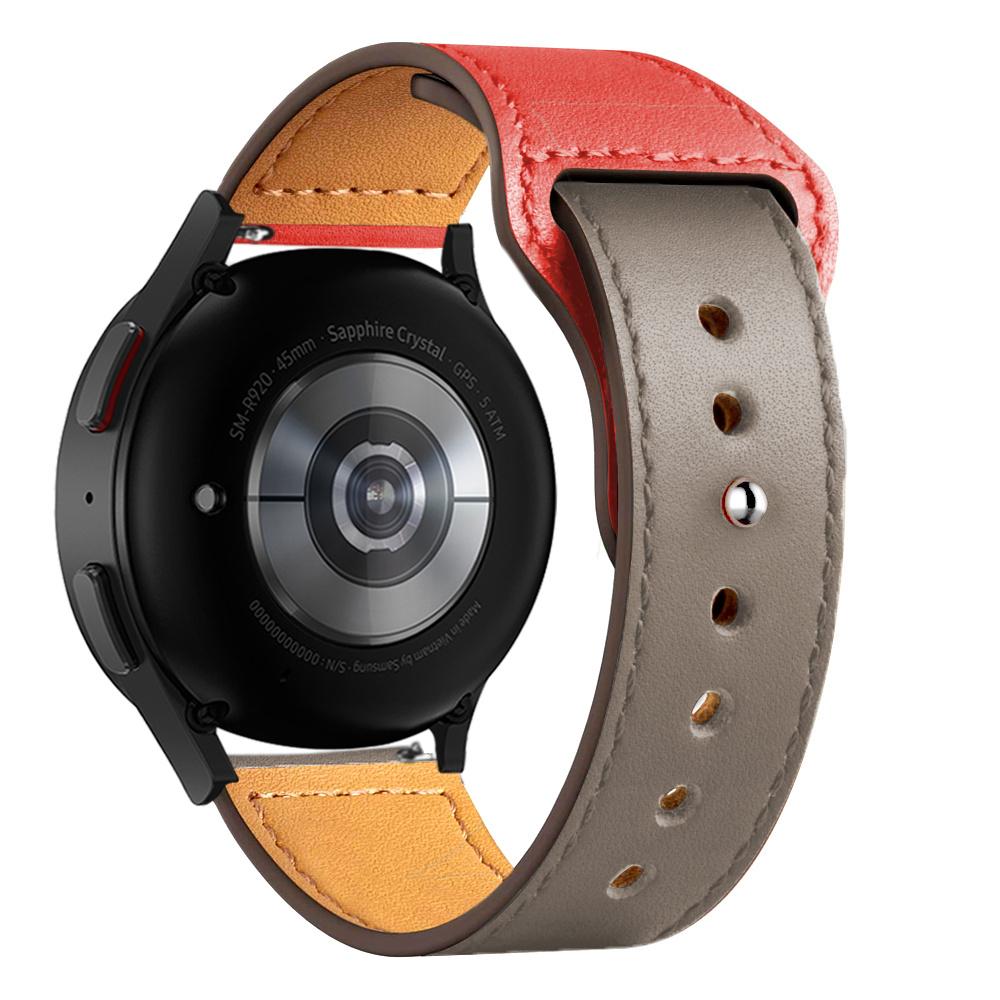 20mm 22mm Band For Samsung Galaxy watch 4/7/5 Pro/6/classic/Gear s3 40mm 44mm Leather bracelet correa Huawei GT/2e/3/4/5 straps