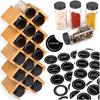 Kochen Bamboo Spice Rack 18 Jars