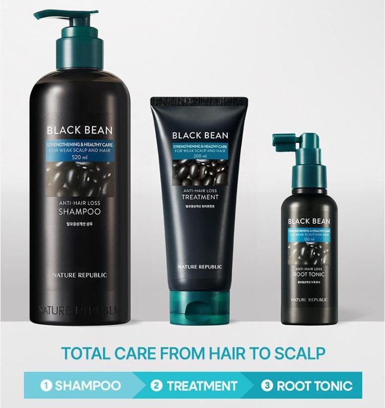 Nature Republic Blackbean Anti-Hair Loss Root Tonic 120ml