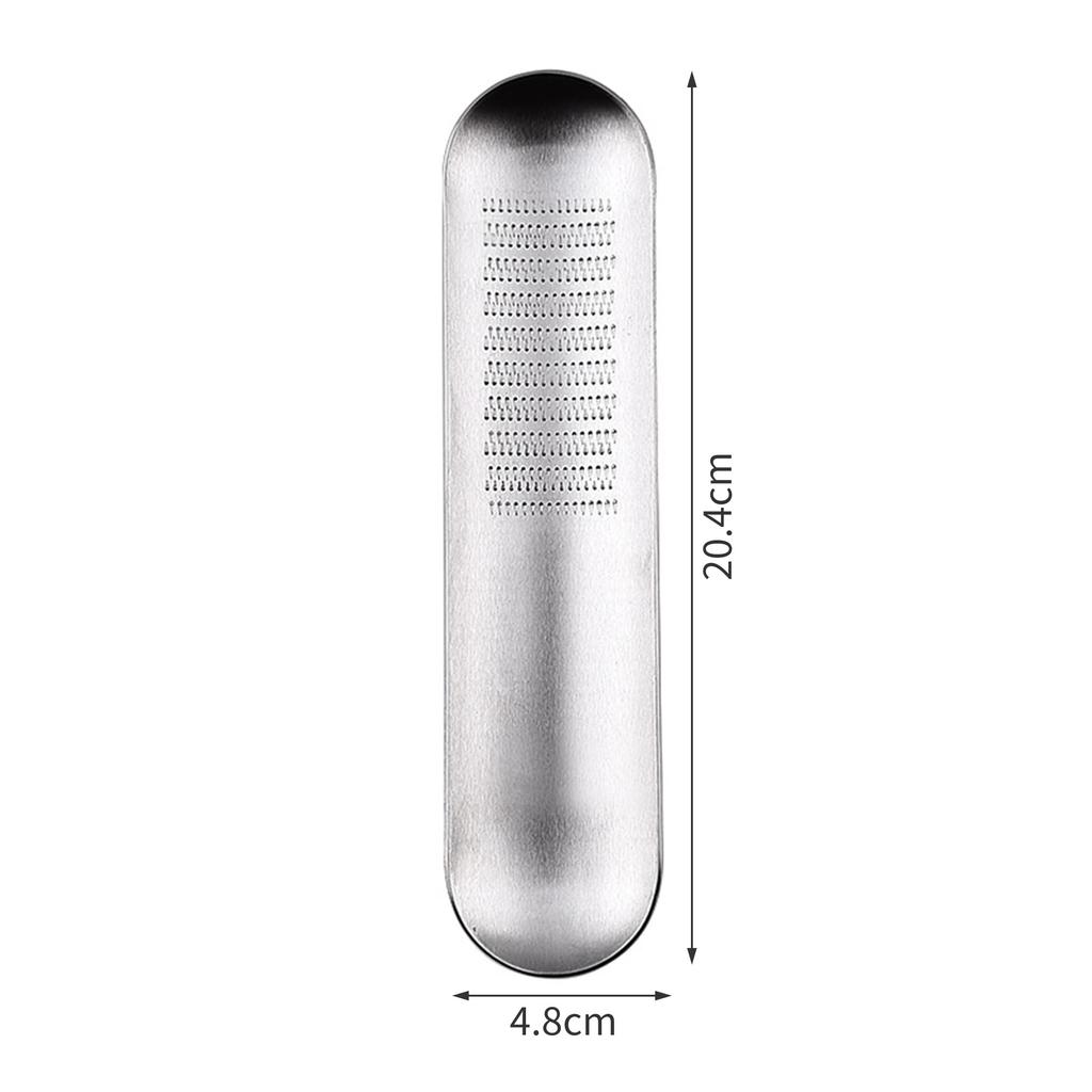 2pcs Stainless Steel Manual Grinder Garlic Ginger Seasoning Grinding Suitable for Baby A - & Grater, Tool, Ginger, Garlic, Seasonings, Food, etc.