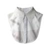 Perfect Match Handmade White Fake Collar For Women Lapel Shirt Detachable Collar Sweater Suits Removable Half Shirt False Collar Neck Ties