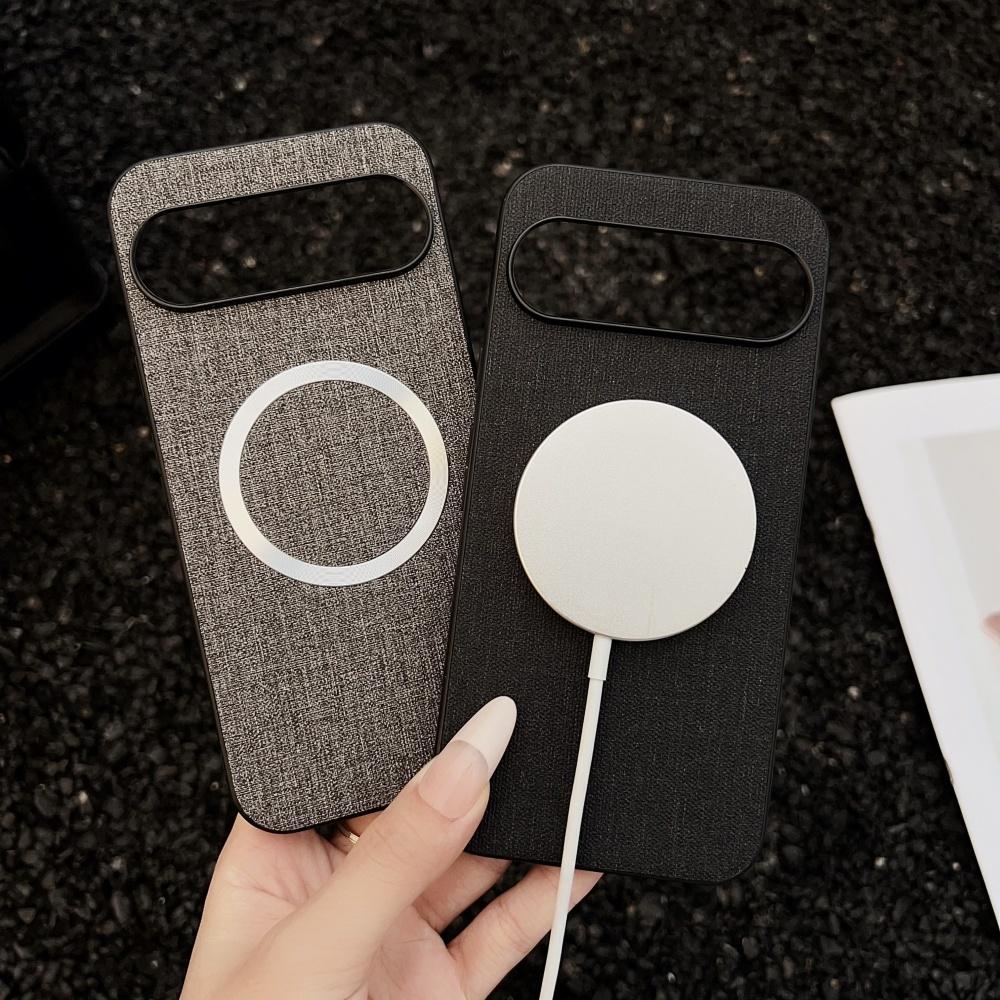 Tkanina Pokrowiec do Google Pixel 10 9 8 7 6 Pro XL 8A 7A 6A Magnetyczny Cienki Odporny na Wstrząsy Pokrowiec dla Pixel10 9Pro