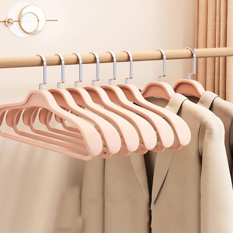 5pcsDrying Rack Thick Clothes Hanger Wide Shoulder Clothes Hanger Extended Clothes Drying Shoulder Corner Suit Coat Organization