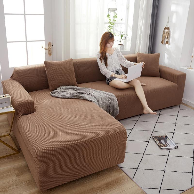 Thickened Elastic Sofa Cover All Purpose Set All Season Combination Universal Leather Sand Hair Towel Full Cover for Cat Scratching