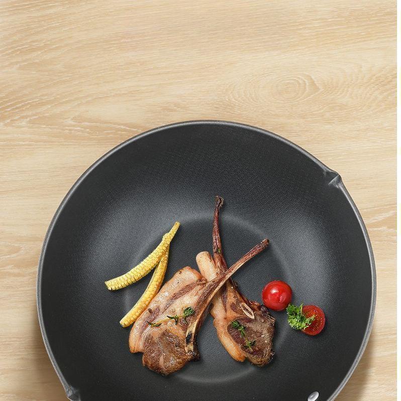 Frying Pan Flat Bottomed Pan Non Stick Pan Household Frying Pan Multifunctional Induction Cooker Gas Stove Universal Pot