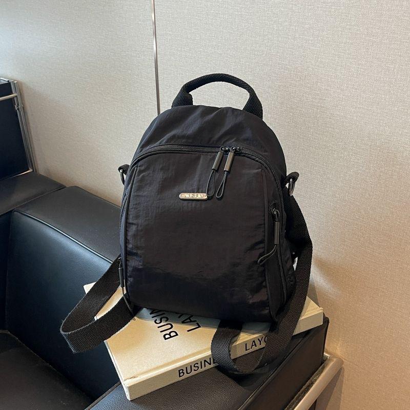 Large Capacity Commuting Travel Backpack Women Oxford Cloth Single Shoulder Bag Fashionable Versatile Handbag Multifunctional Pportable Crossbody Bag