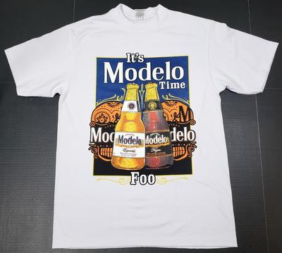 JE ČAS NA MODELO FOO Tričko Mexiko Cerveza Mexické Pivo Pánské Tričko Bílé Nové Unisex Tričko