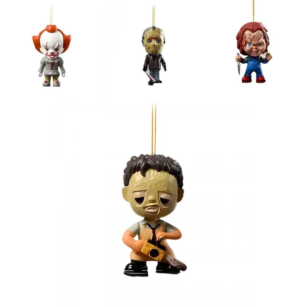 Halloween Scary Movie Character Acrylic Flat Hanging Party Decoration For Cars