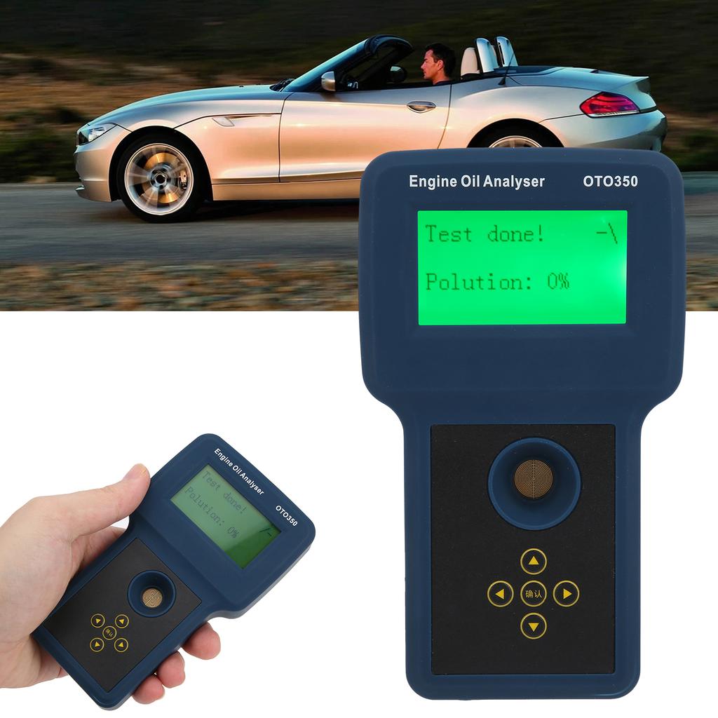 OTO350 Oil Tester LED Display Rechargeable Analyzer Testing Tool for Diesel Gasoline Engine