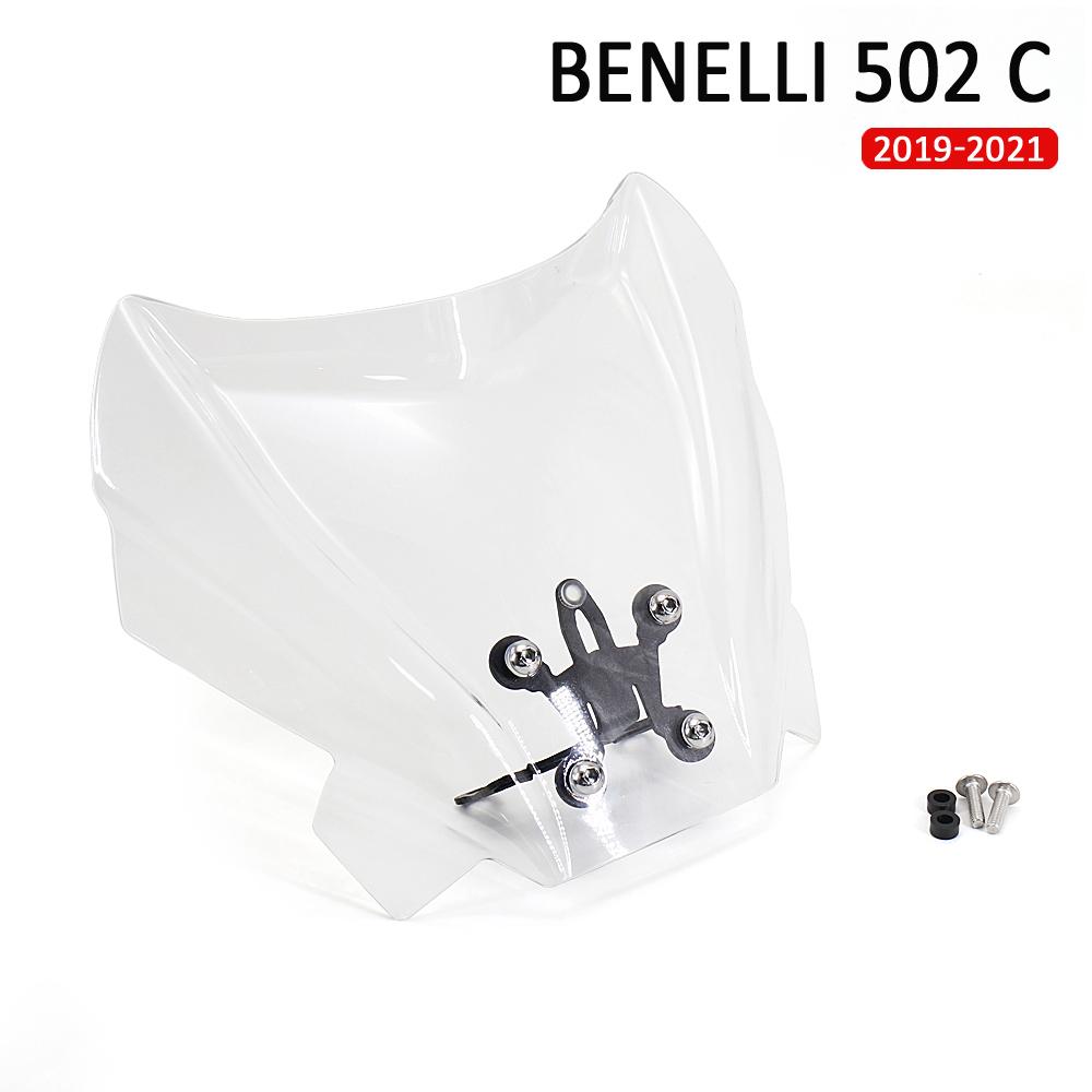 Neues Motorradzubehör Windschutzscheibe Windschutz Windabweiser Für Benelli 502C 502 C 2019 2020 2021 2022 2023 2024