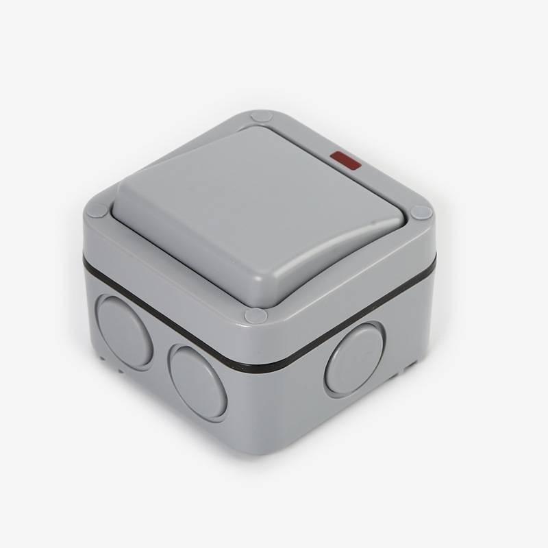 Outdoor Switch Wall Waterproof Single Control Switch Household Gadget Robust 20a