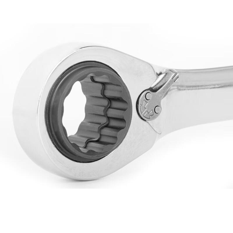 SATA 4-in-1 Double Ring Ratchet Wrench