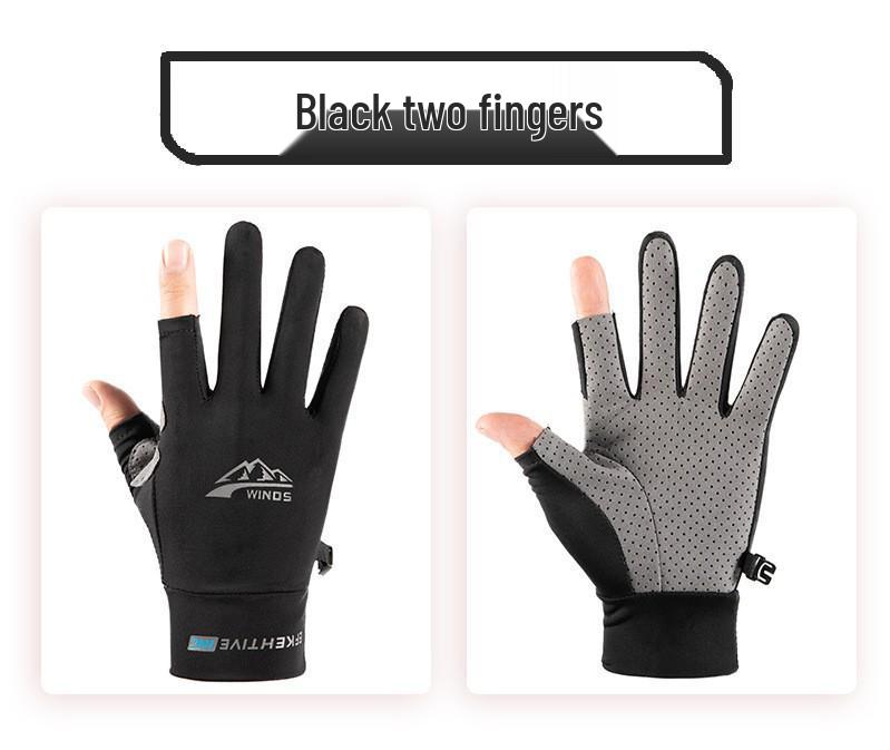 Unisex Full & Half Finger Cycling Gloves - Non-slip, Wear-resistant, Ice-cool for Outdoor Sports.