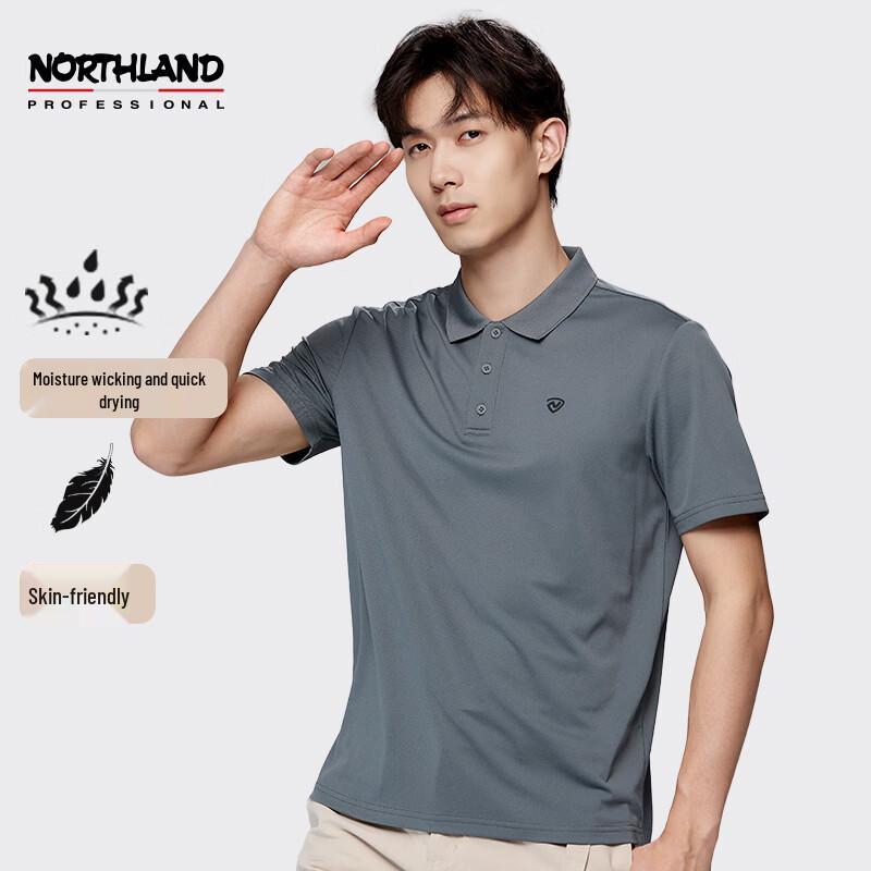 NORTHLAND Men's Cloud Summer Polo T-shirt NTSDH5387E