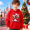 Christmas Cartoon Children's Hoodie for Autumn and Winter Warm Comfortable and Soft Children's Clothing