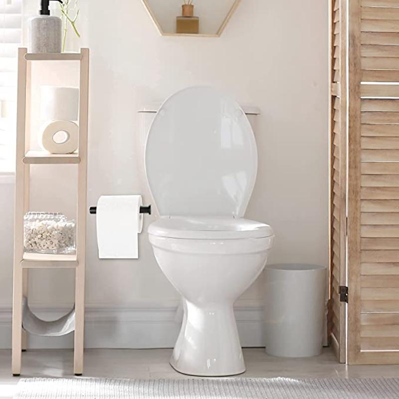 Adhesive Toilet Paper Roll Holder 304 Stainless Steel Wall Mounted Tissue Towel Bath Ball Holder Rack for Kitchen Bathroom
