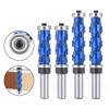 1pcs 12mm  Router Bit Flush Trim Double Bearing Solid Carbide Spiral Shank for Wood