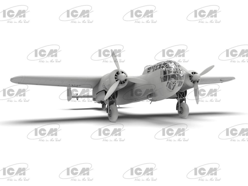 ICM 1/48 WWII German Dornier 217K-1 Bomber Plastic Model Kit 48273 (Airplane)