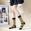 Winter Coral Fleece Cartoon Calf Socks Thickened Long Tube Warm Knee Floor Socks