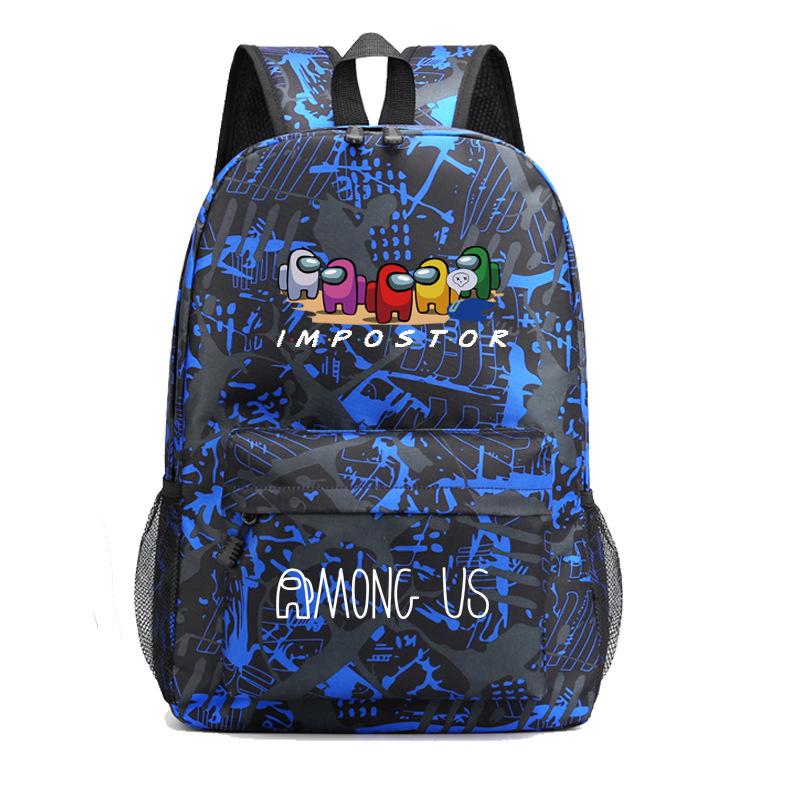 Among Us Backpacks Among Us Ghost Space Werewolf Student Bag