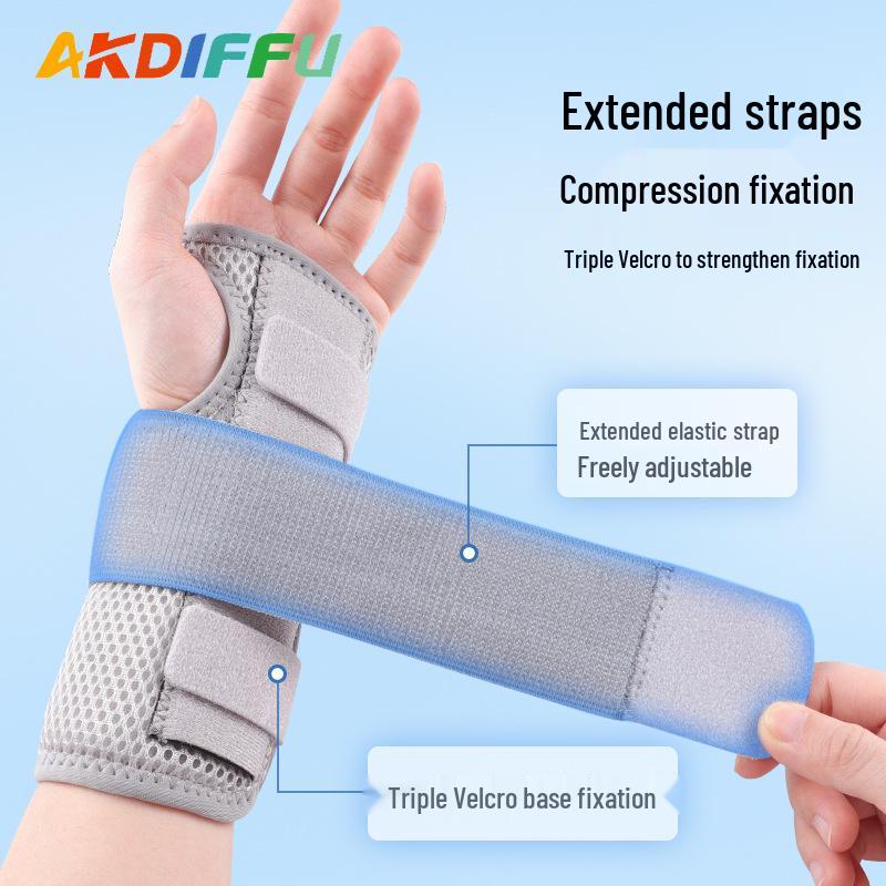 Adjustable Cross-Border Wrist Support with Removable Steel Plate for Tenosynovitis - Breathable Anti-Twist Design